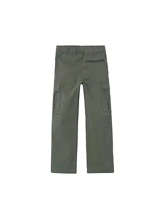 NAME IT | Pantalon cargo garçon coupe droite NKNROME | olive